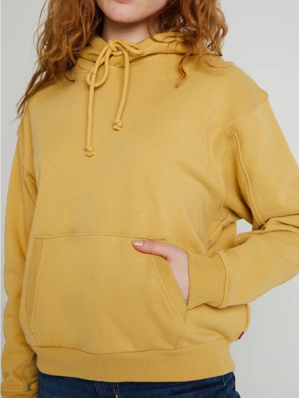 Levi's Mustard Yellow Women's Pullover Hoodie